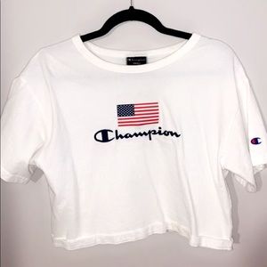 Cropped Champions top
